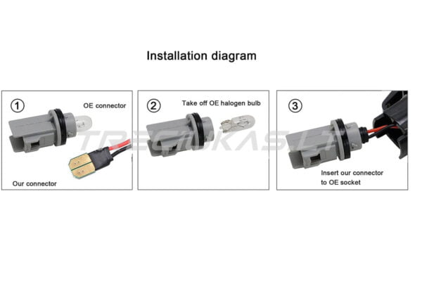 BMW E90, E60, E8x, E46 Dinaminių posūkių komplektas - Image 4