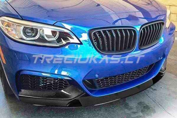 BMW F22 / F23 priekinės grotelės, juodos matinės - Image 6