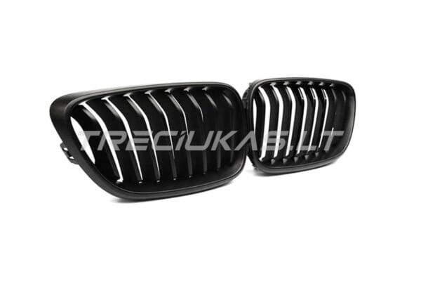 BMW F22 / F23 priekinės grotelės, juodos matinės - Image 2